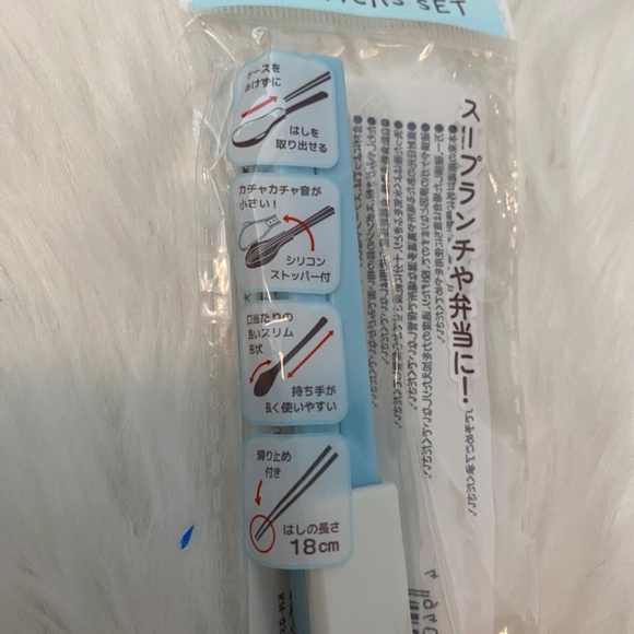 Spoon and Chopstick Set. Bird Design. Multicolor. - Picture 4 of 8